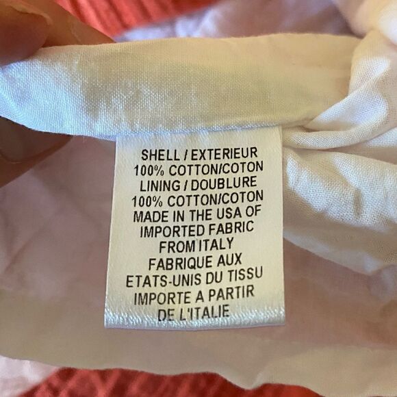 Milly of New York Orange Cotton Balconet Mini Dress - Picture 11 of 11